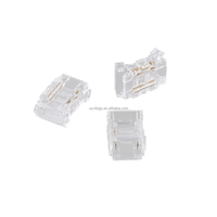 Conectores FOB de tira LED de un solo color Conector COB para IP20 5mm-2pin PCB Cable de alimentación para carcasa de PC Aplicación FPC Latón