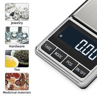 Mini Stainless Steel Electronic Scale Digital Pocket Scale Gram Balance Weight Portable Pocket