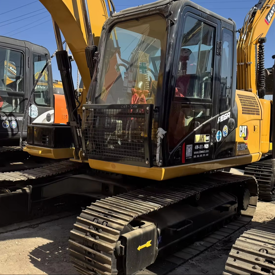 Подержанная строительная техника для CAT 312D гидравлический экскаватор подержанная техника из Китая для раскопок