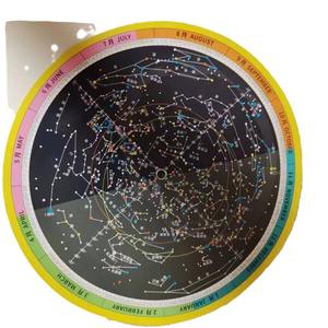 Mapa de Constelaciones Laminado en Papel Artístico, Herramienta de Aprendizaje para Telescopios Astronómicos, Disco Buscador de Constelaciones - Product Image 5