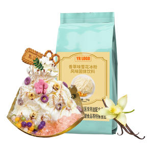 Polvo de Hielo en Forma de Copo de Nieve con Sabor a Frutas, Azúcar 17 Brix, Solución Rentable para Carritos de Comida Callejera, Envase a Granel de 1KG - Product Image 5