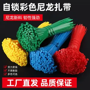 Braçadeira de cabo colorida 100 sacola pequena fabricantes atacado personalizado vermelho 3x100GB 2.5 largura 100 multi-cor opcional