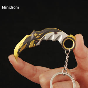 Portachiavi Valorant portachiavi pistola portachiavi 3D modello campioni 2021 coltello ad artiglio <span class=keywords><strong>Karambit</strong></span> - Product Image 3