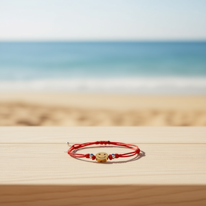 Cavigliera con Filo Rosso Zt in Acciaio Inossidabile, Gioiello di Moda per Donne, Regalo El Hilo Rojo - Product Image 2