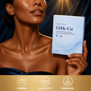 Masque facial au cuivre et aux peptides, anti-âge, raffermissant, hydratant en profondeur, réparateur, antioxydant, à l'acide hyaluronique, soin de la peau - Product Image 2
