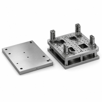 Supports de fixation en L sur mesure pour usinage CNC OEM, colonnes de support pour applications de fixation d'objets usinés multi-axes en alliages d'acier