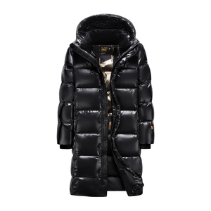 Doudoune femme <span class=keywords><strong>manteau</strong></span> long pour la chaleur hivernale, doudoune remplie de duvet de canard blanc - Product Image 1