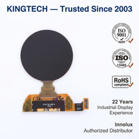 Module d'écran AMOLED circulaire 1,39 pouces Kingtech OEM MIPI Quad SPI 24 broches FPC à faible consommation pour panneau de commande rotatif intelligent pour la maison