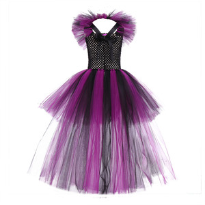 Meisjes Halloween <span class=keywords><strong>TV</strong></span>-filmkostuum Maleficent Heksenjurk met sleep voor kindercosplay (polyester) - Product Image 5