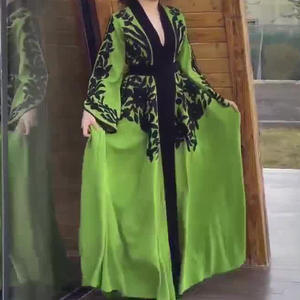 Abito <span class=keywords><strong>Casual</strong></span> da donna <span class=keywords><strong>Boutique</strong></span> a vita media autunno nuova moda stampa a contrasto ampio stile vita naturale eco-friendly - Product Image 5