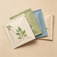 Sachets d'emballage de thé personnalisés écologiques en feuille d'aluminium thermoscellée blanche pour sachets de thé individuels à usage unique