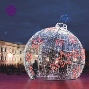 Custom LED Christmas Sphere Arch Structure for City Landscape and Large Holiday <b>Lighting</b> Projects - Product Image 2