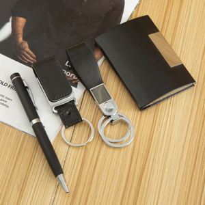 2024 Custom A5 <b>Notebook</b> Pen Name Card Holder Keychain Logo Company Office Wholesale Promotional Gifts <b>Set</b> - Product Image 5