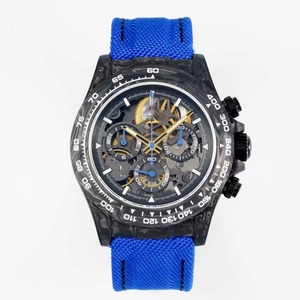 Reloj Mecánico de Alta Gama para Hombre, Diseño Personalizado de Fibra de Carbono Hueca, Caja Luminosa, Aspecto Extremadamente Moderno y Elegante - Product Image 1