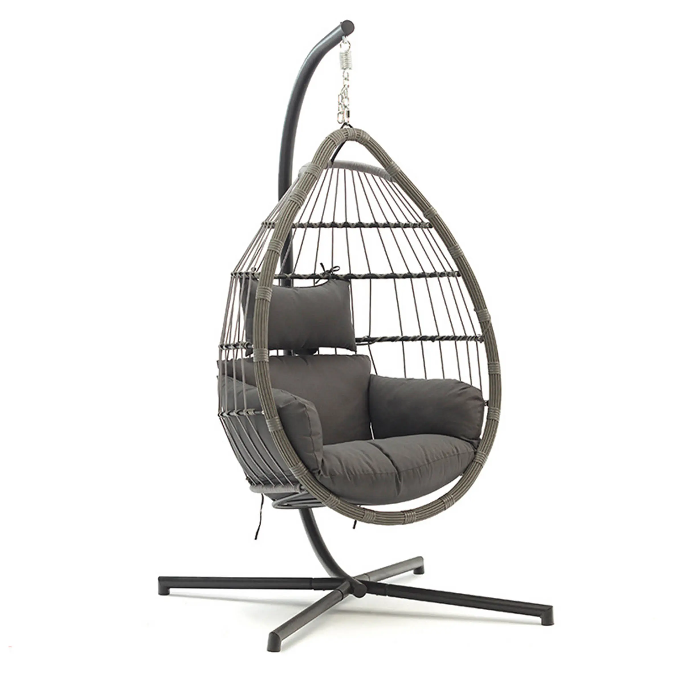 Luminous Swing Courtyard Homes tay Hänge sessel, Multi Person Moon Swings Chair Motiv Lampe Farbwechsel Cradle/