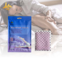 Patchs pour les pieds à base d'herbes entièrement naturels pour favoriser le sommeil, soin corporel quotidien à domicile, patchs de massage des points d'acupuncture pour les pieds