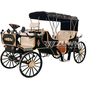 ZOWN Chariot de Mariage Électrique de Luxe Vintage de Haute Qualité pour Extérieur, Type Citrouille de Cendrillon - Product Image 4