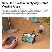 Nouvelle console de jeu portable NS2 Switch 2 2025, écran LCD 7,9 pouces 1080P, conception magnétique, mémoire 256 Go, vitesse de jeu FPS, sortie 1:1, prise UK