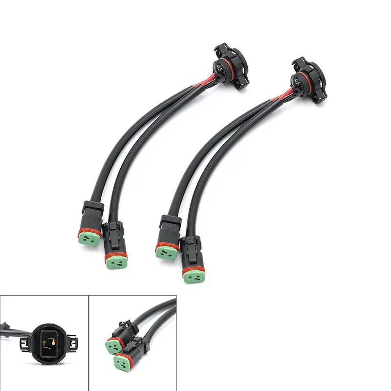 Revolution DT female one minute two conversion line LED working light fog light waterproof wiring harness