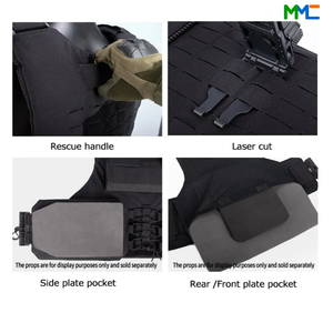 Chaleco Táctico VT-8545 con Desenganche Rápido en los Hombros, para Entrenamiento de Tiro, Simulación de Combate al Aire Libre, Chaleco de Poliéster - Product Image 6