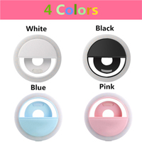 RK12 personnalisé 3 modèles lumière LED Clip sur téléphone portable Selfie Flash anneau lumineux 36 pièces lampes accessoires de téléphone rechargeables