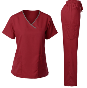 Uniforme médico para médicos y enfermeras, uniforme profesional lavable antiarrugas para personal sanitario - Product Image 4