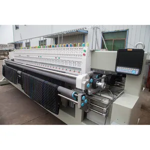 Disen factory customize multi needle multi head auto compact quilt machines embroidery embroidery quilting machine