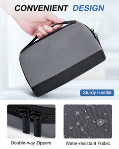 Sac de rangement léger pour câbles, multi-compartiments, pour voyages, électronique, pochette de rangement pour appareils électroniques - Product Image 5