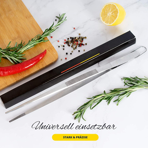 <span class=keywords><strong>Pinzas</strong></span> de chef de cocina OEM, <span class=keywords><strong>pinzas</strong></span> de acero inoxidable de 35cm <span class=keywords><strong>para</strong></span> cocinar grillos, <span class=keywords><strong>pinzas</strong></span> de cocina <span class=keywords><strong>para</strong></span> hornear con lazo colgante - Product Image 6