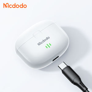 Audífonos Inalámbricos Mcdodo de Baja Latencia, Verdadero Sonido Estéreo, Bluetooth 5.1, con Micrófono, 20 Horas de Reproducción con Estuche de Carga - Product Image 3