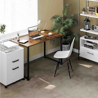 Bureau d'ordinateur, bureau PC de style simple et moderne avec cadre en métal