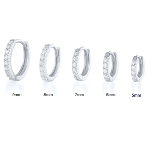 CAOSHI <span class=keywords><strong>Orecchini</strong></span> da Sposa Placcati in 3 Colori, 5 Misure, per Donna e Uomo, Piccoli <span class=keywords><strong>Orecchini</strong></span> a Cerchio, <span class=keywords><strong>Anello</strong></span> da Naso Piccolo, <span class=keywords><strong>Orecchini</strong></span> a Lobo per Ragazza, Pendente a Cerchio - Product Image 2