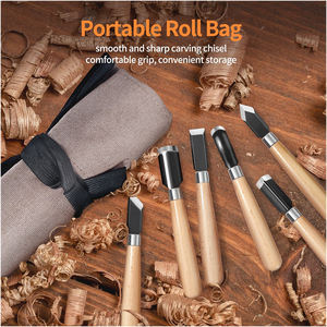 Juego de Cinceles <span class=keywords><strong>para</strong></span> Tallar <span class=keywords><strong>Madera</strong></span> con Hojas de Acero Aleado SK5, Herramientas de Precisión <span class=keywords><strong>para</strong></span> Esculturas Detalladas y Proyectos Hechos a Mano - Product Image 3