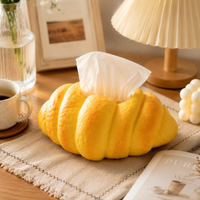 Boîte à mouchoirs créative et tendance en forme de croissant, best-seller transfrontalier, pour la maison, le salon, la table à manger et objet décoratif original