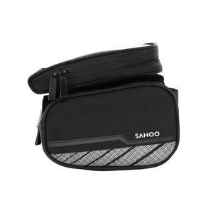 SAHOO <span class=keywords><strong>Sacoche</strong></span> de téléphone pour <span class=keywords><strong>cadre</strong></span> de <span class=keywords><strong>vélo</strong></span> à écran tactile 1,8 L, <span class=keywords><strong>sacoche</strong></span> de <span class=keywords><strong>smartphone</strong></span> pour <span class=keywords><strong>cadre</strong></span> avant, sangle Velcro amovible OEM pour maintien du téléphone - Product Image 3