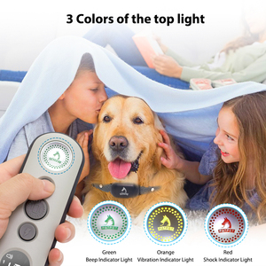 Collar <span class=keywords><strong>de</strong></span> Adiestramiento para Perros a Prueba <span class=keywords><strong>de</strong></span> Agua con Alcance <span class=keywords><strong>de</strong></span> 300M, Larga Duración <span class=keywords><strong>de</strong></span> Batería (11 Días), Indicador LED, Herramienta <span class=keywords><strong>de</strong></span> Corrección <span class=keywords><strong>de</strong></span> Comportamiento para Mascotas, 16 Niveles Ajustables - Product Image 4