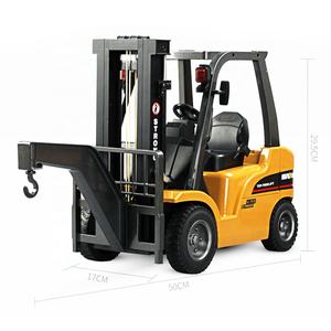 Jouets radiocommandés 2 en <span class=keywords><strong>1</strong></span>, chariot élévateur électrique jouet, chariot élévateur <span class=keywords><strong>RC</strong></span> à l'échelle <span class=keywords><strong>1</strong></span>:10, <span class=keywords><strong>remorque</strong></span> à plateau - Product Image 4