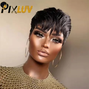 Perruques Courtes Pixie en Gros pour Femmes Noires – Perruques Pixie Courtes Sans Colle en Cheveux Humains Naturels - Product Image 2