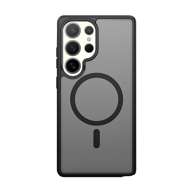 Matte Phone Case for Samsung S25 Skin-feel Translucence Hybrid Magnetic Mobile Phone Case for Samsung S25 Frosted Case