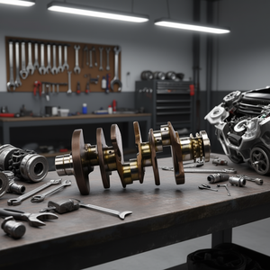 Vilebrequin 3.0 TFSI pour Audi S4 A5 A6 A7 A8, Quattro Q5 SQ5 Q7, VW Touareg V6 – Références 06E105101AA, 06E105101S – avec coussinets de vilebrequin - Product Image 2