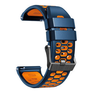 <span class=keywords><strong>Correa</strong></span> de silicona transpirable de doble color adecuada para <span class=keywords><strong>Suunto</strong></span> 9/7 <span class=keywords><strong>D5</strong></span> <span class=keywords><strong>Suunto</strong></span> Spartan Sports Strap de 24 mm - Product Image 6