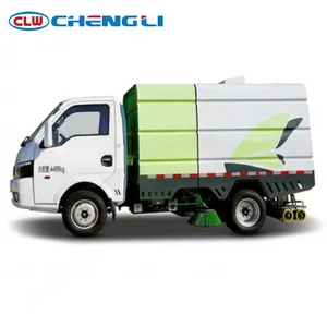 Camion balayeuse électrique Dongfeng Huashen 4,5t 4×2 avec batterie BYD de 56 kWh et charge rapide en 0,5 heure pour le balayage routier - Product Image 3