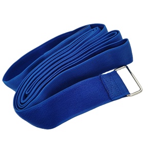 High Strength Colorful <b>Hook</b> and Loop Cinch Cable Wrap Strap Adjustable Elastic <b>Hook</b> and Loop Fastener Strap <b>With</b> Plastic Buckle - Product Image 3