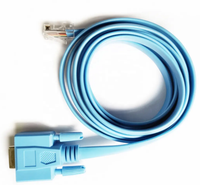 Câble adaptateur Ethernet Cat5 de 1,5 m DB9 Femelle vers RJ45 Mâle pour console de routeur réseau Cisco