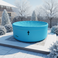 Aufblasbarer Outdoor-Swimmingpool mit Drop-Stitch-Technologie für Familie, Garten, Terrasse und Freizeitnutzung mit Kindern