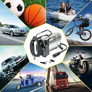 Pompe portable 12 volts 150 PSI robuste, numérique avec manomètre pour pneus de voiture et SUV - Product Image 6