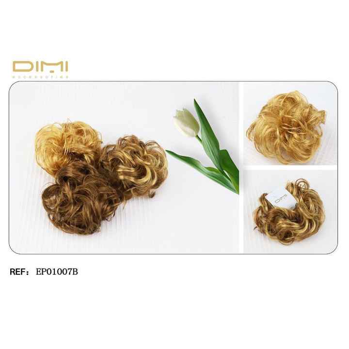 Hair/synthetic hair ties 3 colors 24/u EP01007B DM for hairstyles