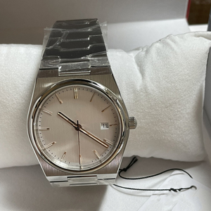 Montre à quartz pour homme avec bracelet en acier intégré, boîtier tonneau, verre saphir, étanche, cadran lumineux, montre sport - Product Image 4