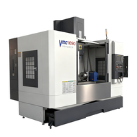 Machine de tournage CNC VMC1690 Fanuc verticale, robuste, 3 axes, automatique, haute précision, pour le traitement des métaux