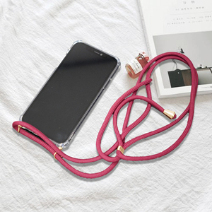 เคสโทรศัพท์แบบใสกันกระแทกพร้อมสายคล้องคอสำหรับ <span class=keywords><strong>iPhone</strong></span> 11 Plus แบบสะพายข้าง - Product Image 2